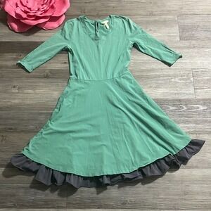 MATILDA JANE x JOANNA GAINES Womens Sz S‎ Green Pastures Layered Casual Dress
